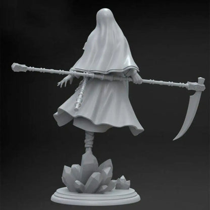 1/24 75mm 3D Print Model Kit Warrior Angel of Death Fantasy Unpainted - Model-Fan-Store