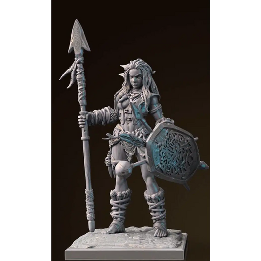 1/24 75mm 3D Print Model Kit Warrior Barbarian Archer Unpainted - Model-Fan-Store