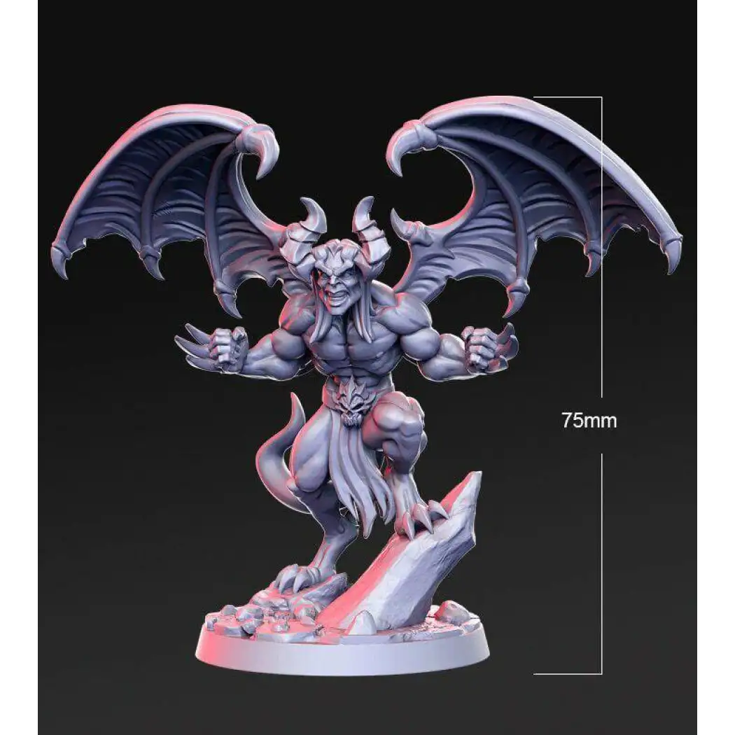 1/24 75mm 3D Print Model Kit Warrior Daemon Unpainted - Model-Fan-Store