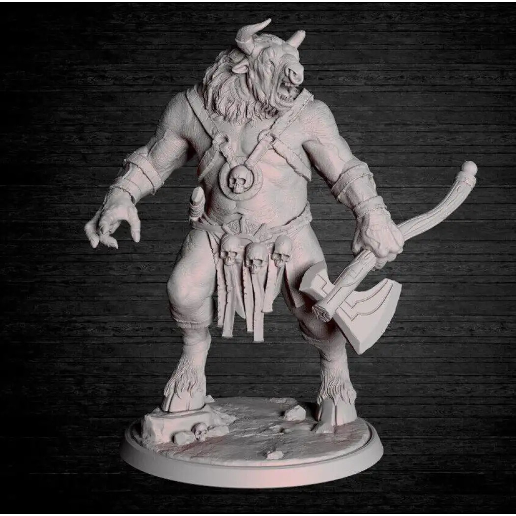 1/24 75mm 3D Print Model Kit Warrior Monster Unpainted A28 A28 - Model-Fan-Store