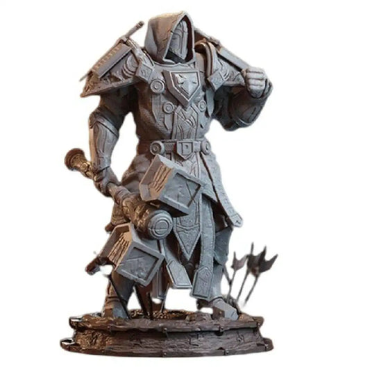 1/24 75mm 3D Print Model Kit Warrior Paladin Warcraft Unpainted - Model-Fan-Store