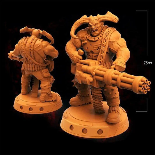1/24 75mm 3D Print Model Kit Warrior Space Alien Unpainted A28 A28 - Model-Fan-Store
