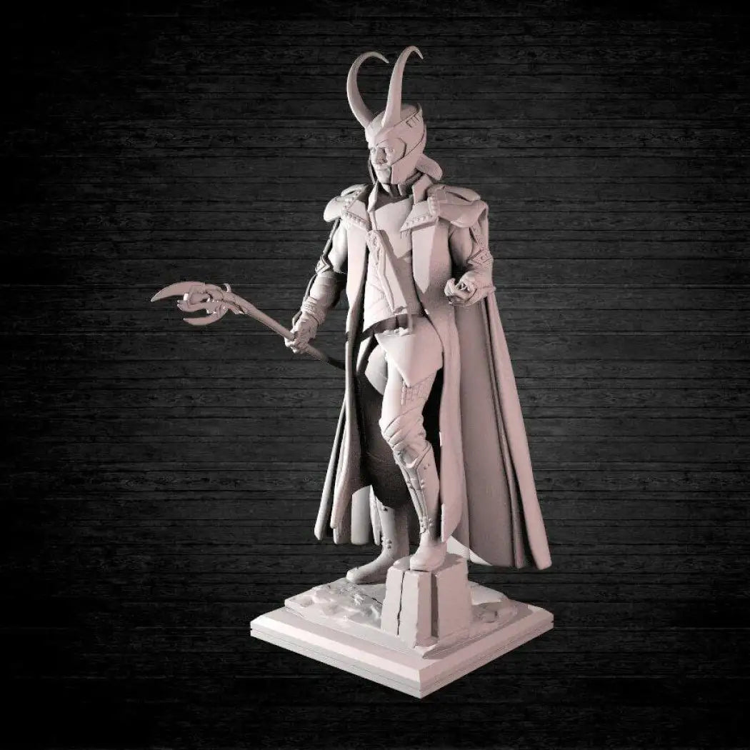 1/24 75mm 3D Print Superhero Model Kit God Loki Movie Unpainted - Model-Fan-Store