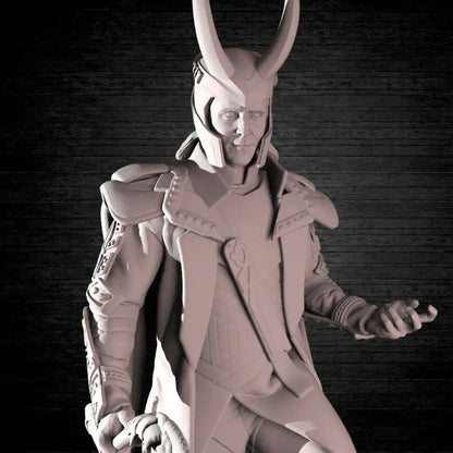 1/24 75mm 3D Print Superhero Model Kit God Loki Movie Unpainted - Model-Fan-Store