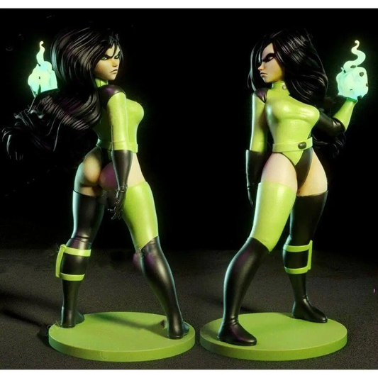 1/24 75mm 3D Print Superhero Model Kit Green Lantern Beautiful Girl Unpainted - Model-Fan-Store
