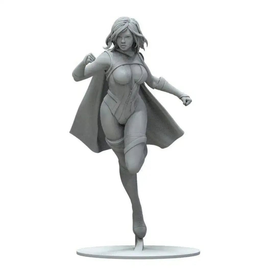 1/24 75mm 3D Print Superhero Model Kit Woman Beautiful Girl Unpainted - Model-Fan-Store