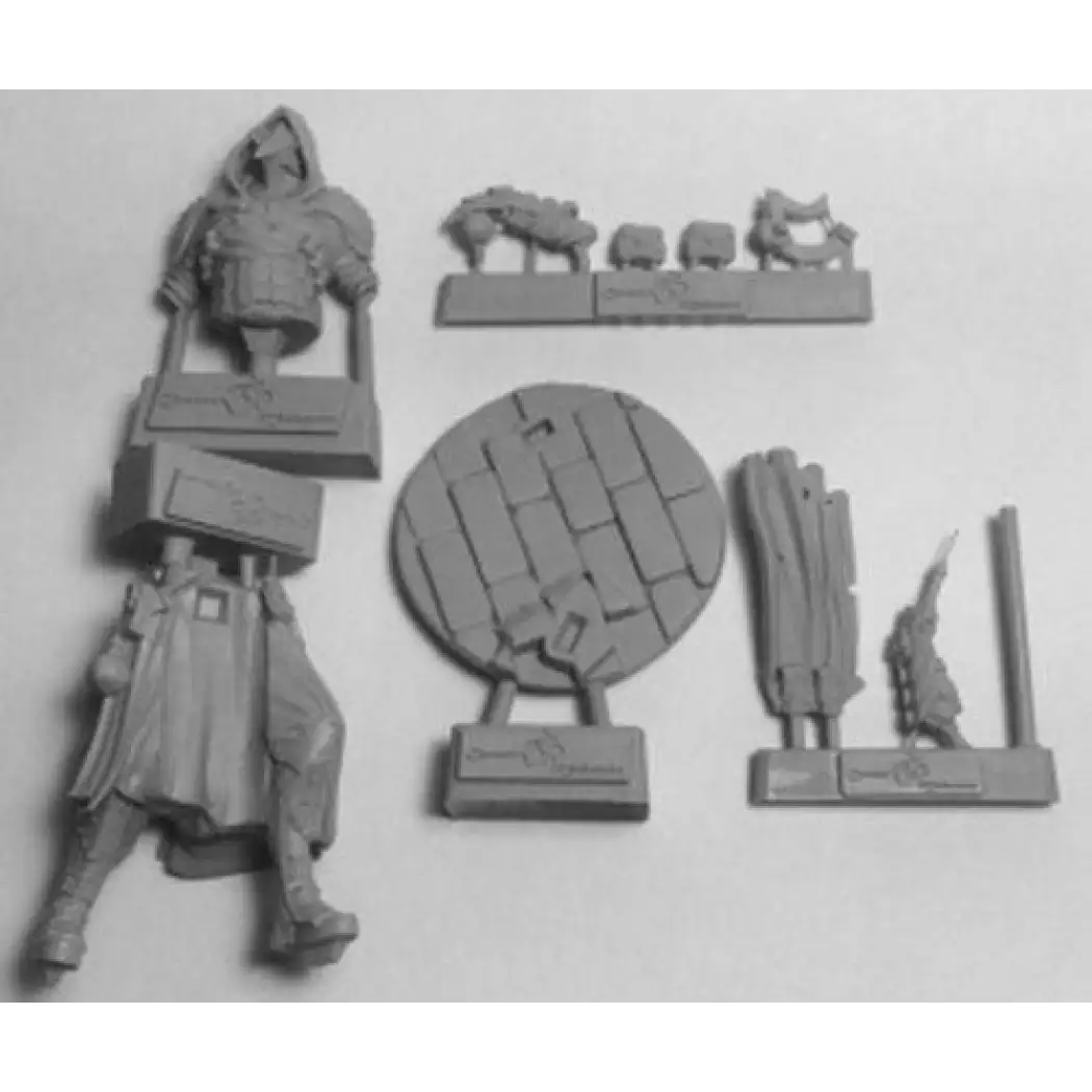 1/24 75mm Resin Model Kit Ancient Man With No Name Unpainted - Model-Fan-Store