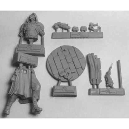 1/24 75mm Resin Model Kit Ancient Man With No Name Unpainted - Model-Fan-Store