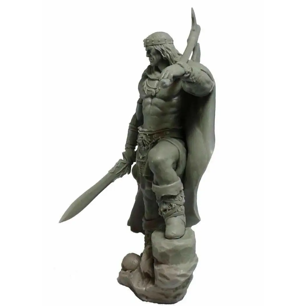 1/24 75mm Resin Model Kit Barbarian King Warrior Unpainted - Model-Fan-Store