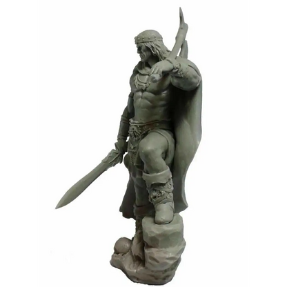 1/24 75mm Resin Model Kit Barbarian King Warrior Unpainted - Model-Fan-Store