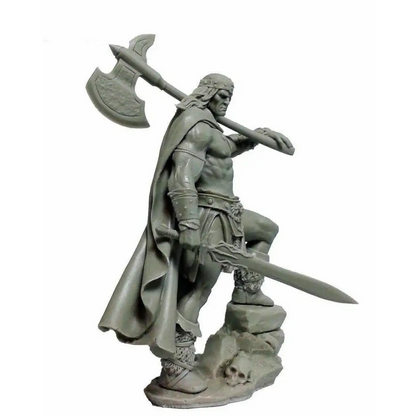 1/24 75mm Resin Model Kit Barbarian King Warrior Unpainted - Model-Fan-Store