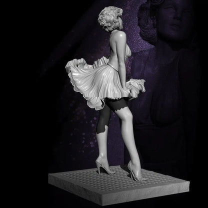 1/24 75mm Resin Model Kit Beautiful Girl Marilyn Monroe - Model-Fan-Store