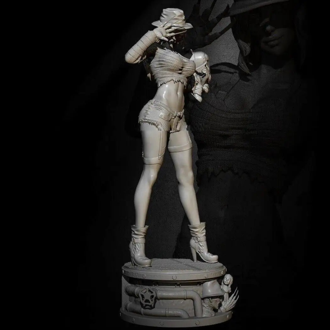 1/24 75mm Resin Model Kit Beautiful Girl of Nightmare Unpainted - Model-Fan-Store