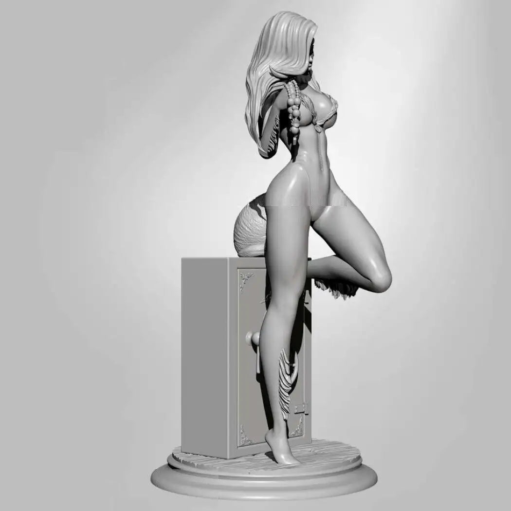 1/24 75mm Resin Model Kit Beautiful Girl Safecracker TD-2687 Unpainted - Model-Fan-Store