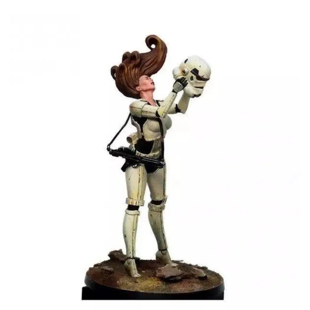 1/24 75mm Resin Model Kit Beautiful Girl Stormtrooper Star Wars Unpainted - Model-Fan-Store