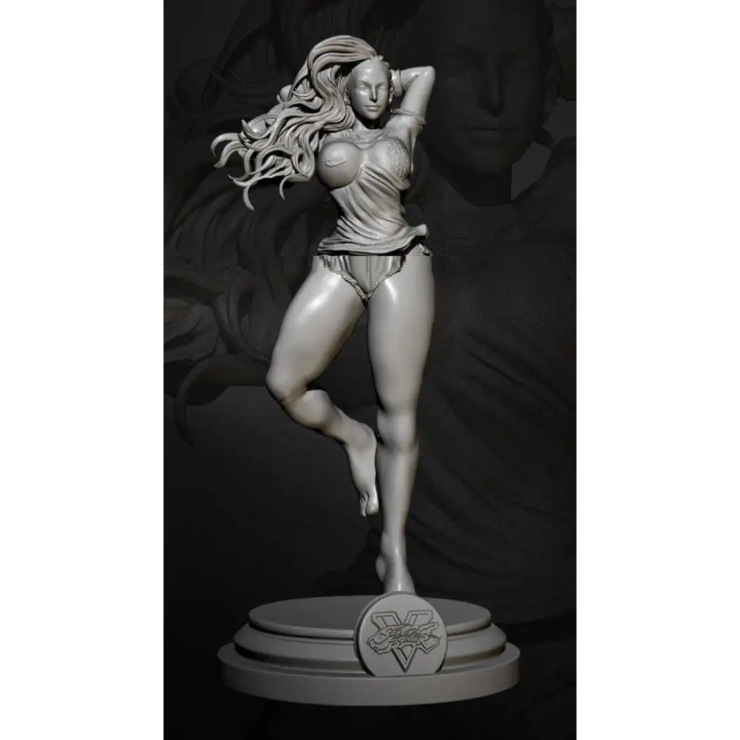 1/24 75mm Resin Model Kit Beautiful Girl SuperGirl Fantasy Unpainted - Model-Fan-Store