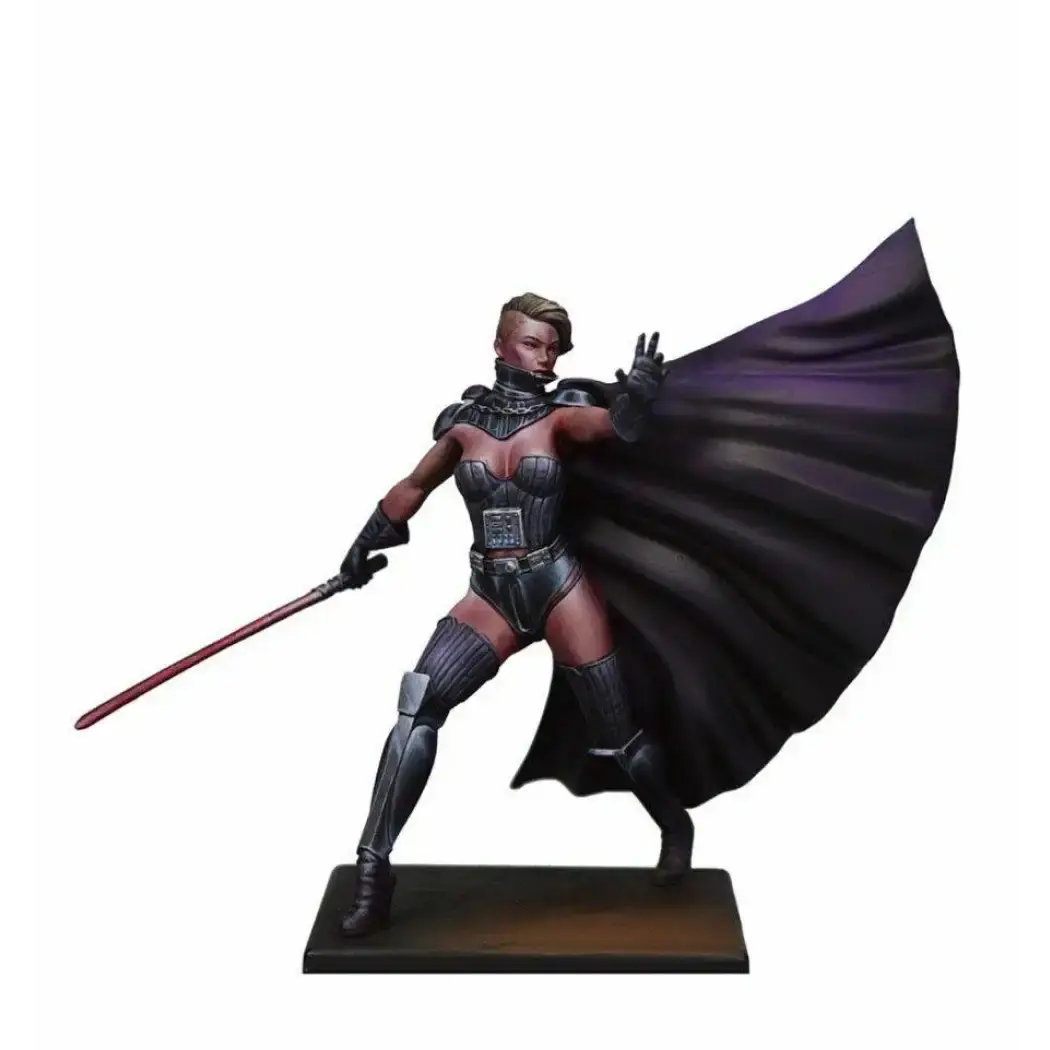 1/24 75mm Resin Model Kit Beautiful Girl Vixen Lord Soldier Unpainted - Model-Fan-Store