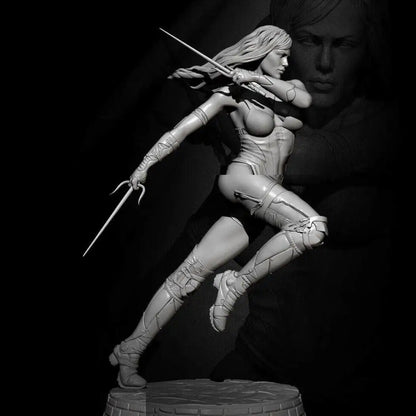 1/24 75mm Resin Model Kit Beautiful Girl Woman Rogue Unpainted - Model-Fan-Store