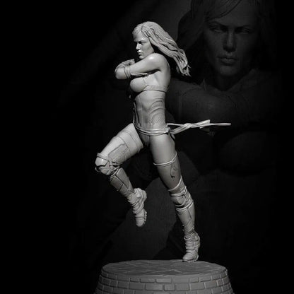 1/24 75mm Resin Model Kit Beautiful Girl Woman Rogue Unpainted - Model-Fan-Store