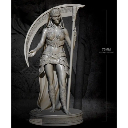 1/24 75mm Resin Model Kit Beautiful Girl Woman Warrior Guide Unpainted - Model-Fan-Store