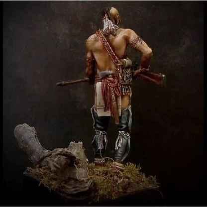 1/24 75mm Resin Model Kit Cherokee Indian Warrior Unpainted - Model-Fan-Store