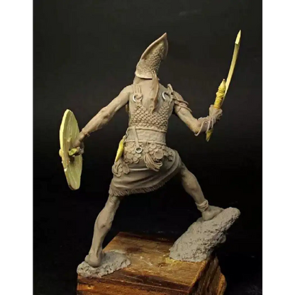 1/24 75mm Resin Model Kit Coastal Warrior Murloc Catfish Unpainted Unassembled - Model-Fan-Store