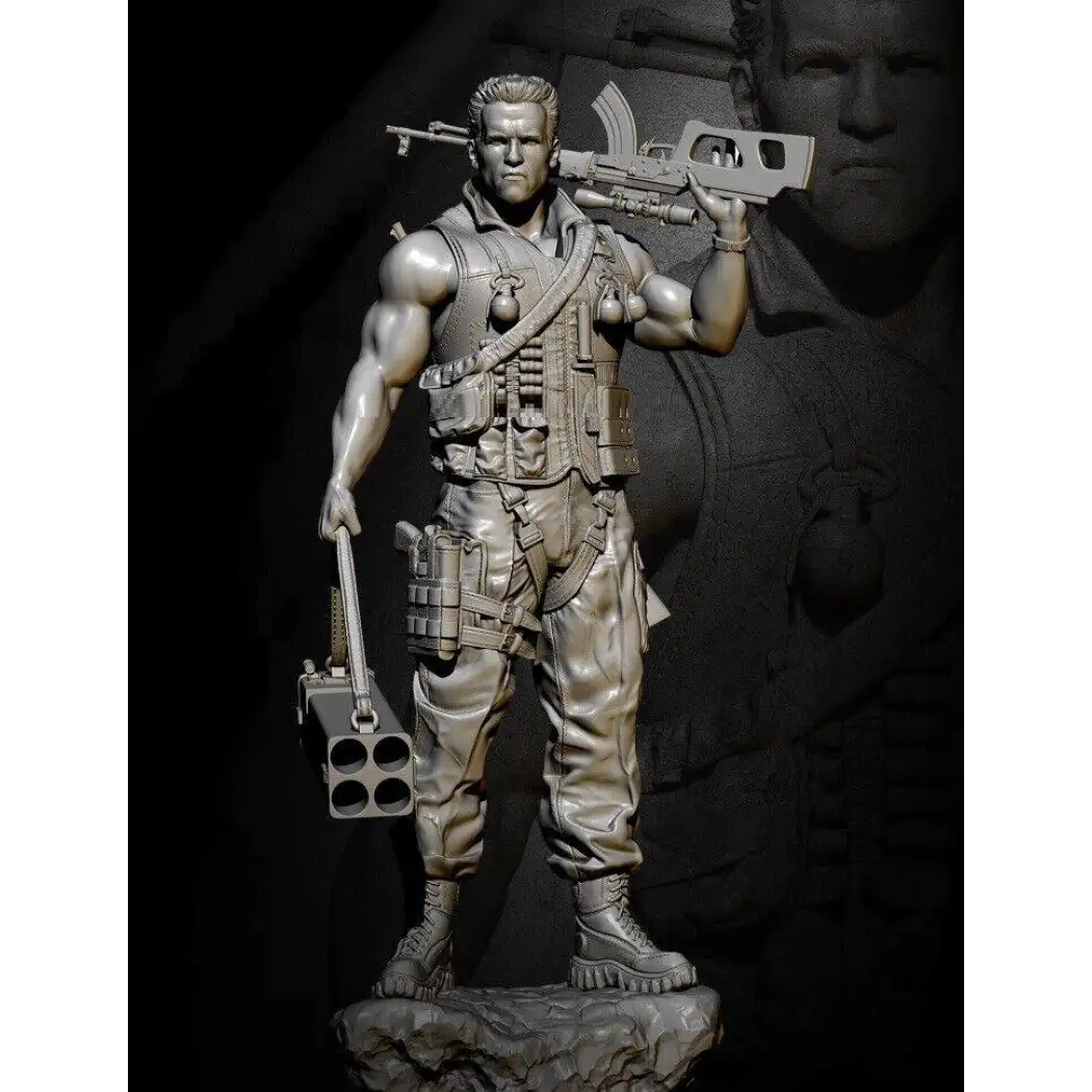 1/24 75mm Resin Model Kit Commando Terminator Unpainted - Model-Fan-Store