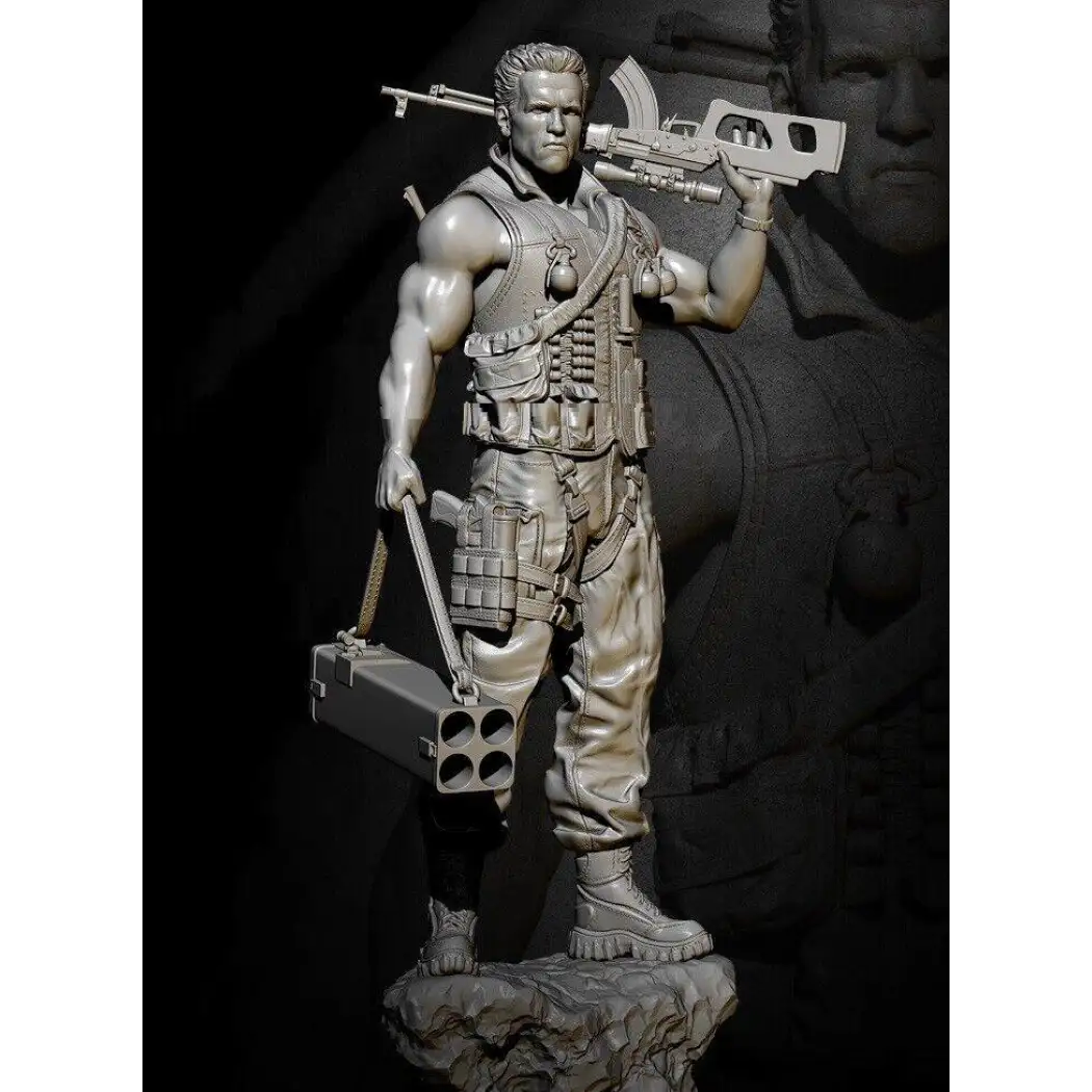 1/24 75mm Resin Model Kit Commando Terminator Unpainted - Model-Fan-Store