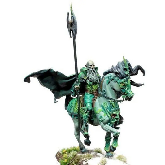 1/24 75mm Resin Model Kit Emerald Horseman Knight Warrior Unpainted - Model-Fan-Store