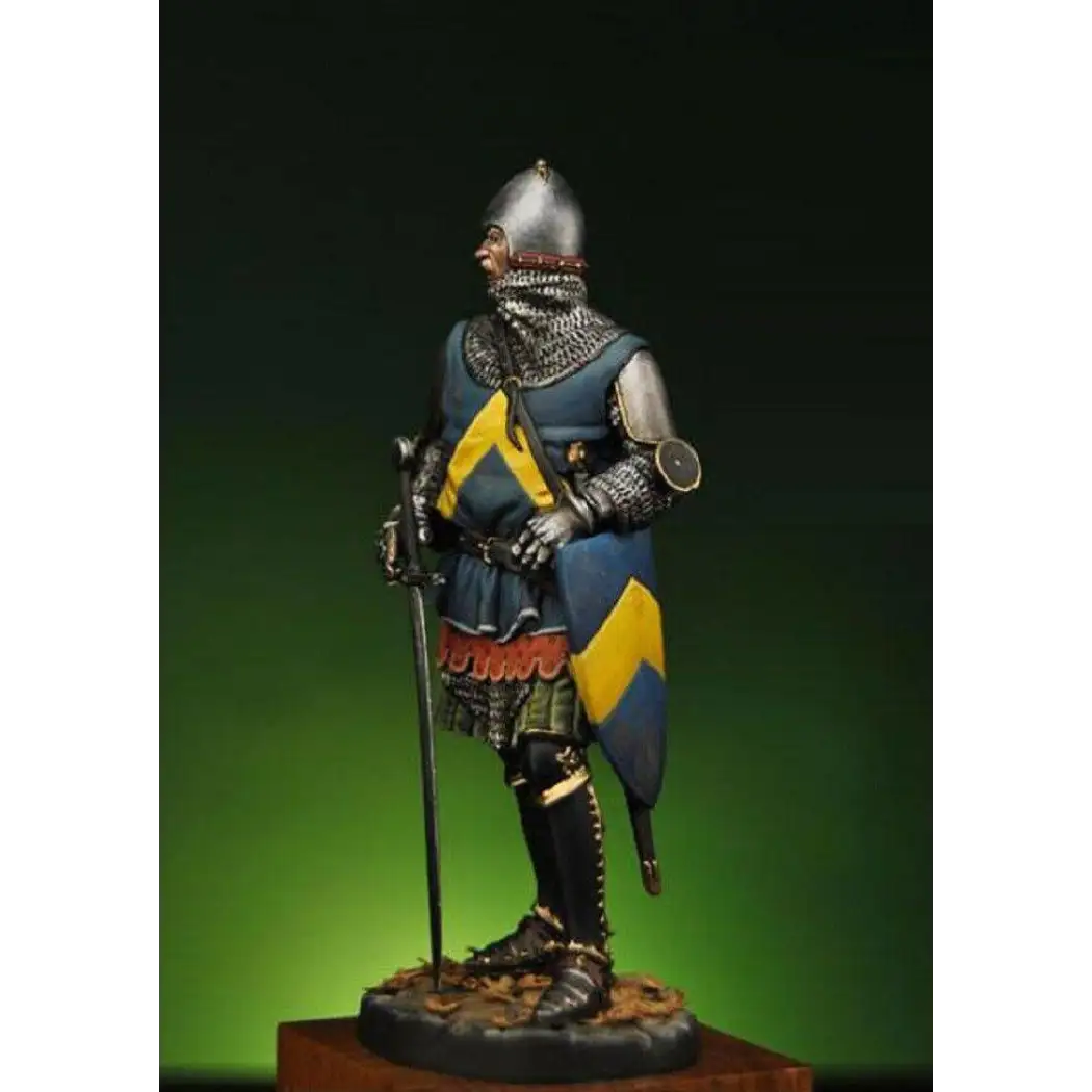 1/24 75mm Resin Model Kit English Knight Warrior Unpainted - Model-Fan-Store