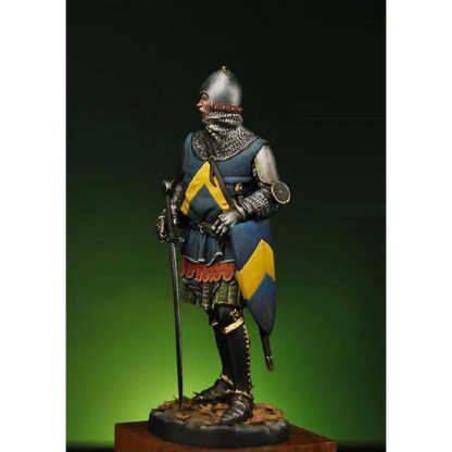 1/24 75mm Resin Model Kit English Knight Warrior Unpainted - Model-Fan-Store