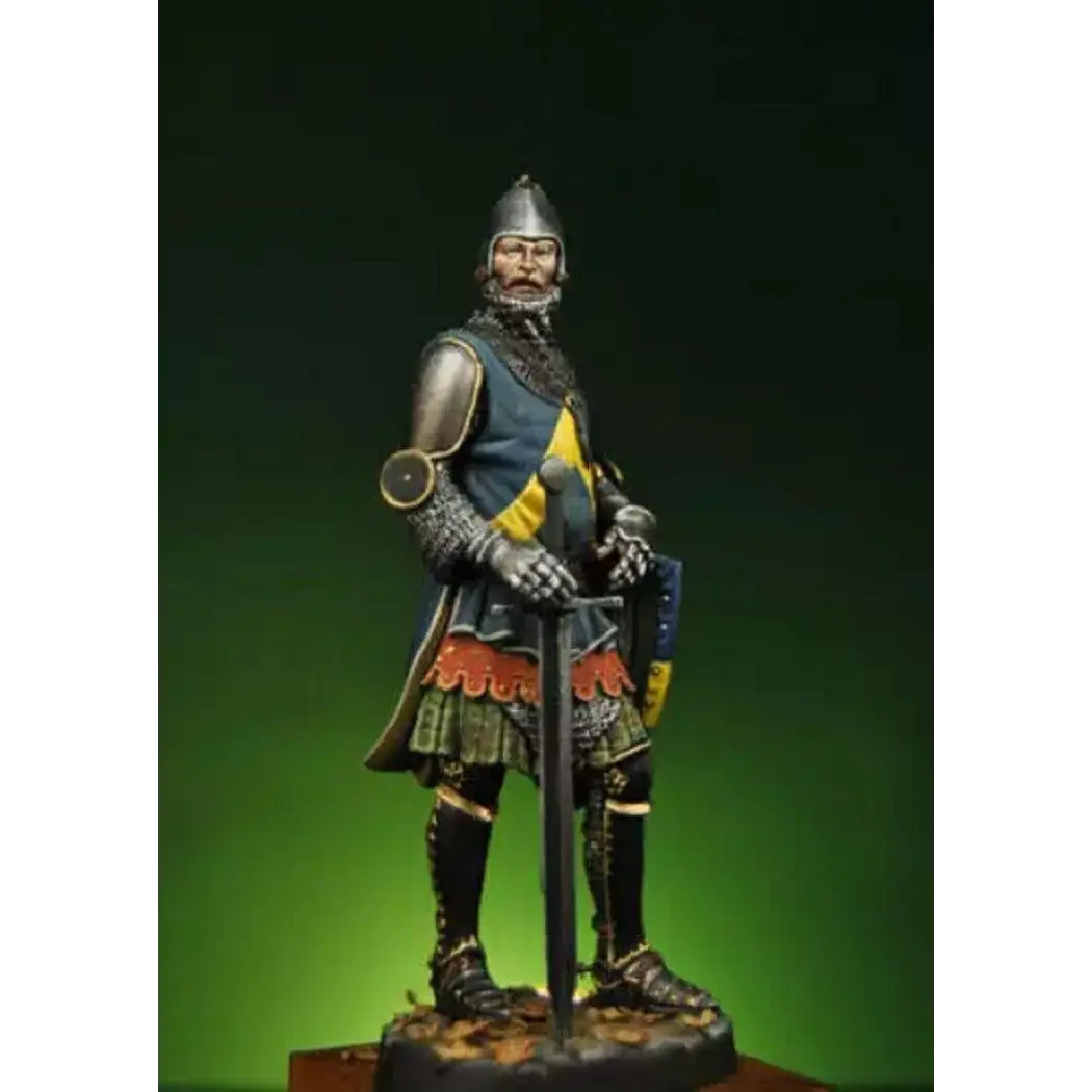 1/24 75mm Resin Model Kit English Knight Warrior Unpainted - Model-Fan-Store