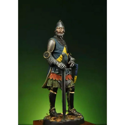 1/24 75mm Resin Model Kit English Knight Warrior Unpainted - Model-Fan-Store