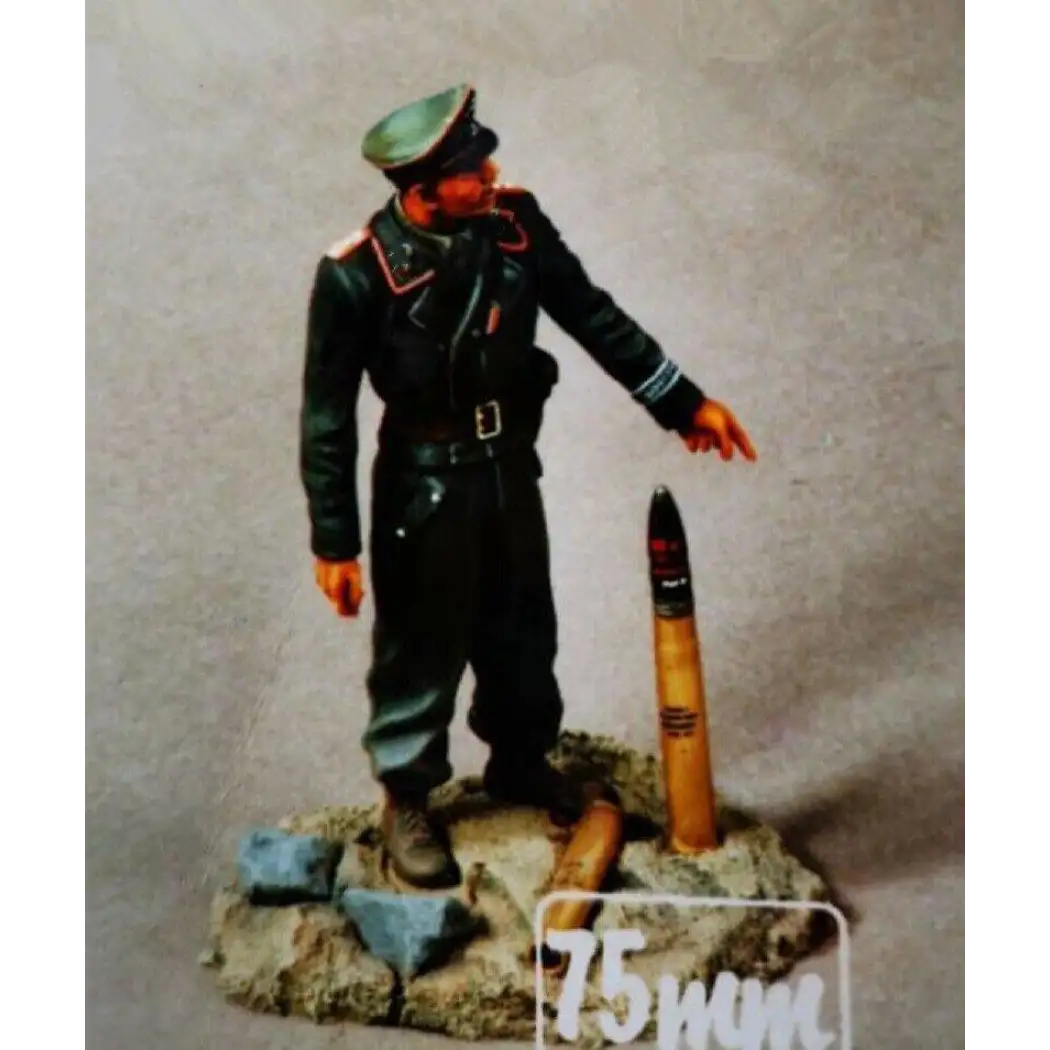 1/24 75mm Resin Model Kit German Soldier Officer (no base) Unpainted - Model-Fan-Store