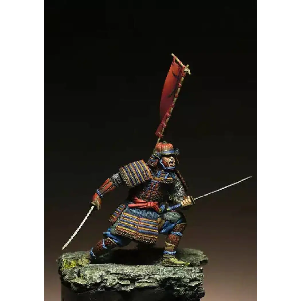 1/24 75mm Resin Model Kit Japanese Warrior Samurai Unpainted - Model-Fan-Store