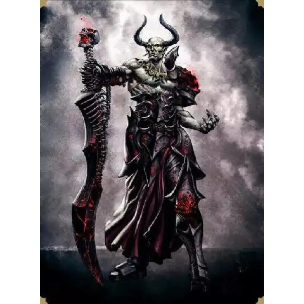 1/24 75mm Resin Model Kit Lord DUMAH Warrior Demon Unpainted - Model-Fan-Store