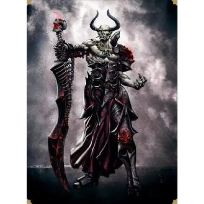 1/24 75mm Resin Model Kit Lord DUMAH Warrior Demon Unpainted - Model-Fan-Store