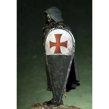 1/24 75mm Resin Model Kit Medieval Knight Crusader Warrior Unpainted - Model-Fan-Store