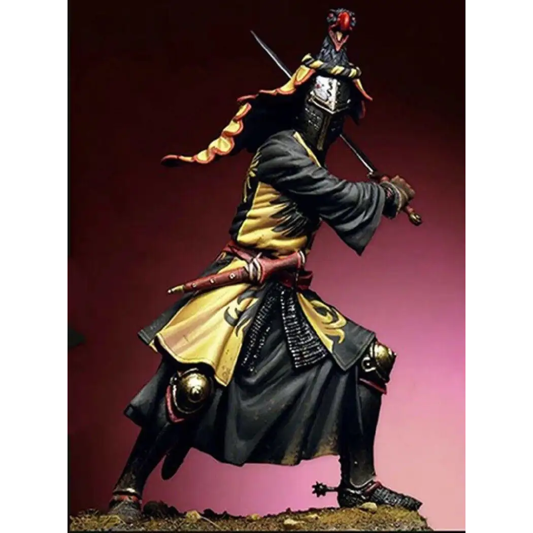 1/24 75mm Resin Model Kit Medieval Knight Warrior Unpainted - Model-Fan-Store