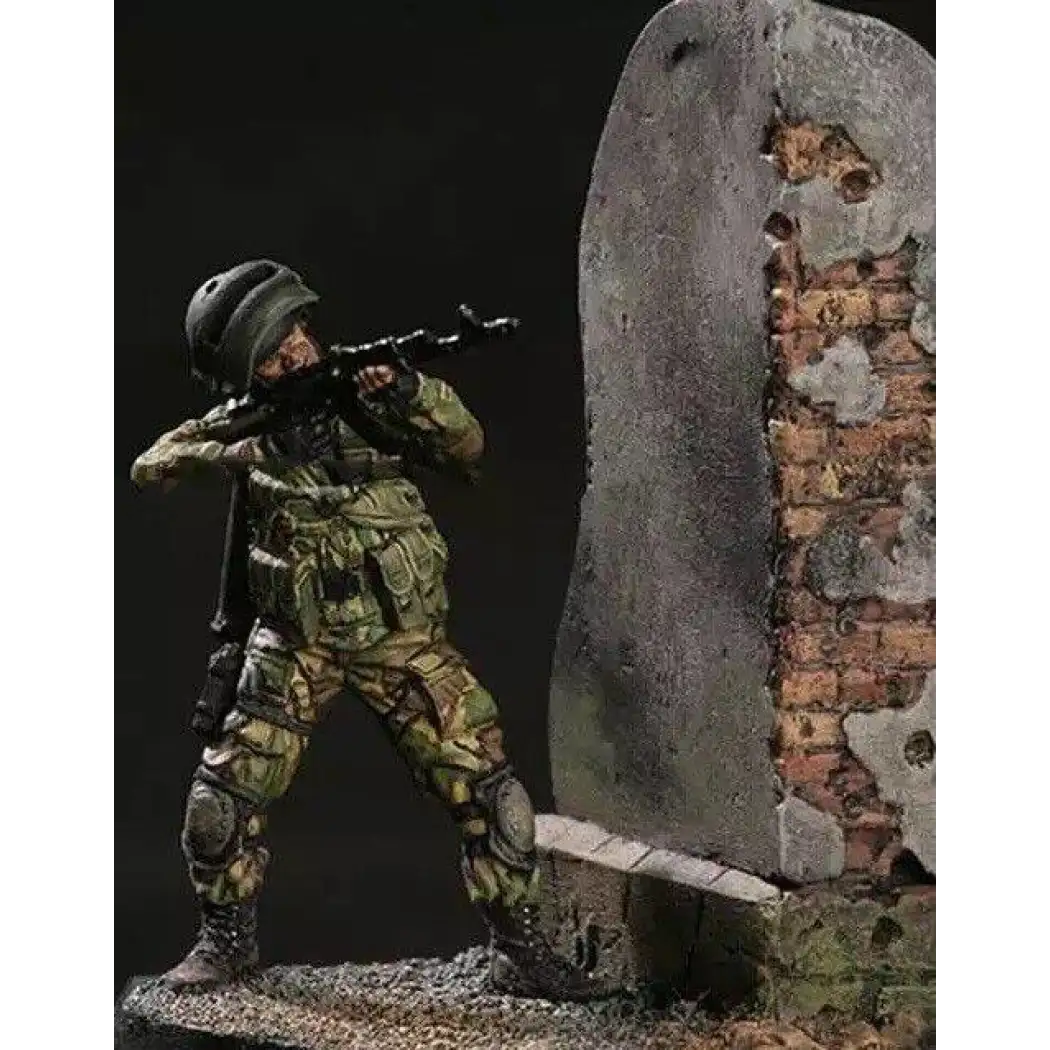 1/24 75mm Resin Model Kit Modern Russian Soldier FSB (with base) Unpainted - Model-Fan-Store