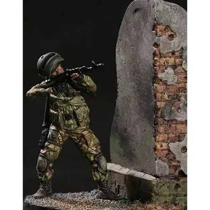 1/24 75mm Resin Model Kit Modern Russian Soldier FSB (with base) Unpainted - Model-Fan-Store