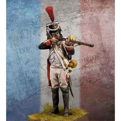 1/24 75mm Resin Model Kit Napoleonic War French Grenadier Fusilier Unpainted - Model-Fan-Store