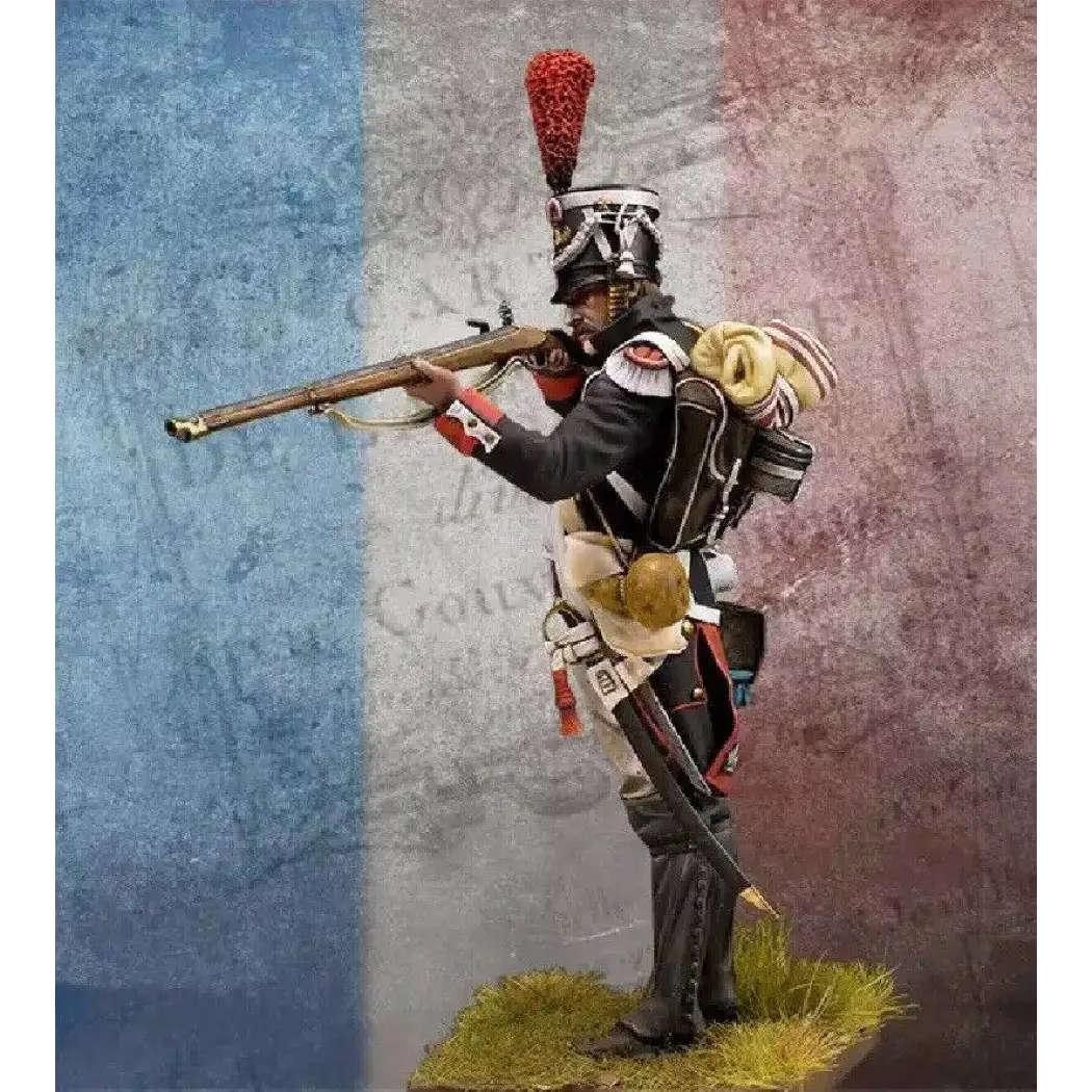 1/24 75mm Resin Model Kit Napoleonic War French Grenadier Fusilier Unpainted - Model-Fan-Store