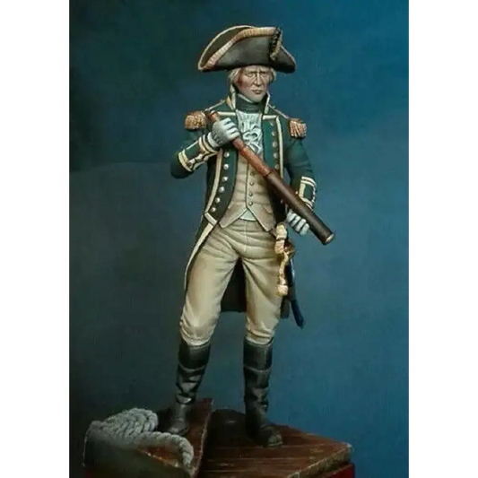 1/24 75mm Resin Model Kit Napoleonic Wars British Officer +base Unpainted - Model-Fan-Store