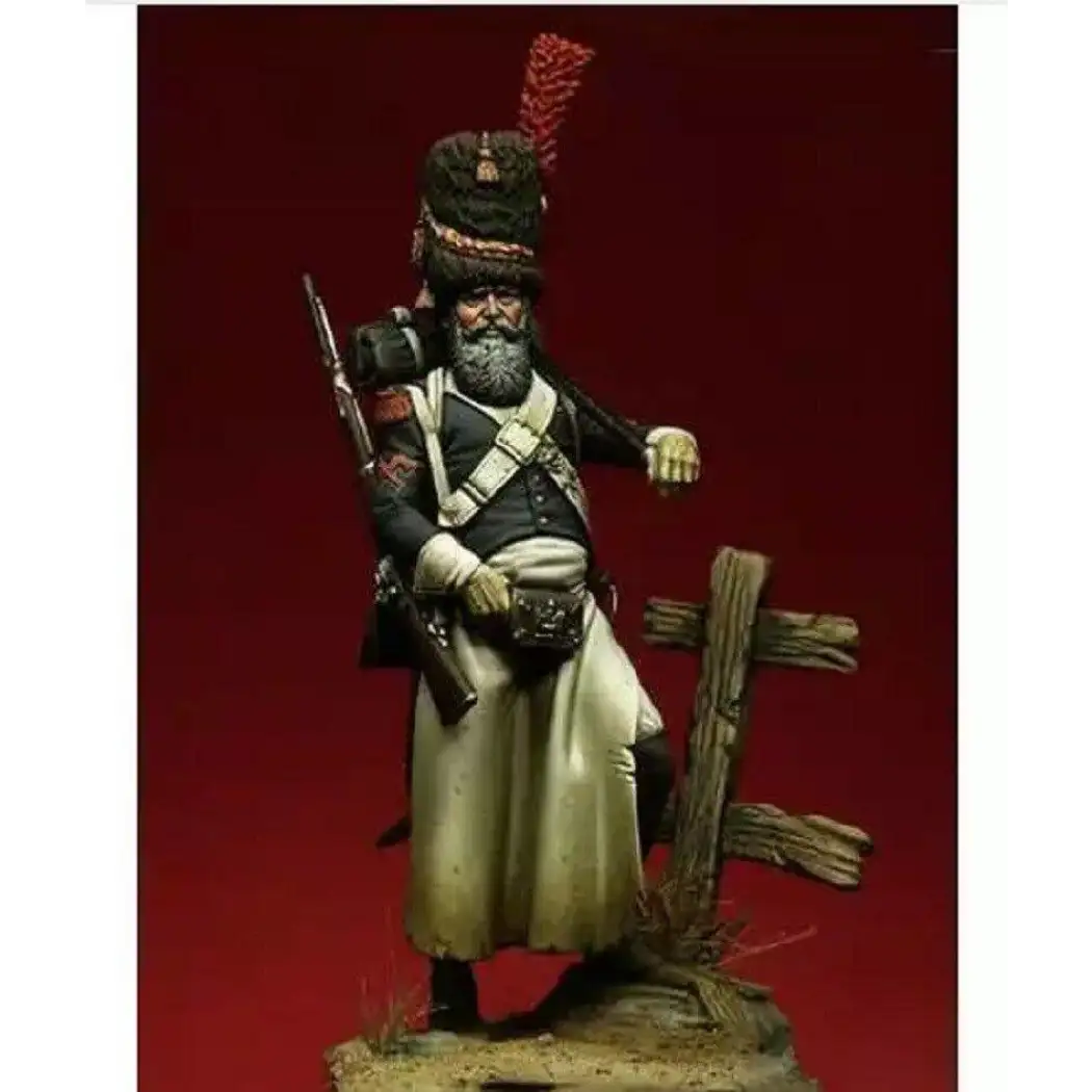 1/24 75mm Resin Model Kit Napoleonic Wars Hiking Grenadier Unpainted - Model-Fan-Store