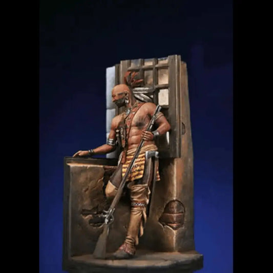 1/24 75mm Resin Model Kit Native American Indian Iroquois (with base) Unpainted