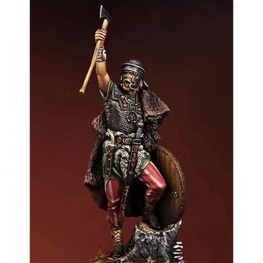 1/24 75mm Resin Model Kit Roman-Germanic Warrior (with base) Unpainted - Model-Fan-Store