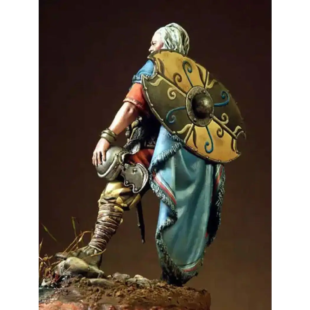 1/24 75mm Resin Model Kit Roman Soldier Gallic Warrior Unpainted - Model-Fan-Store