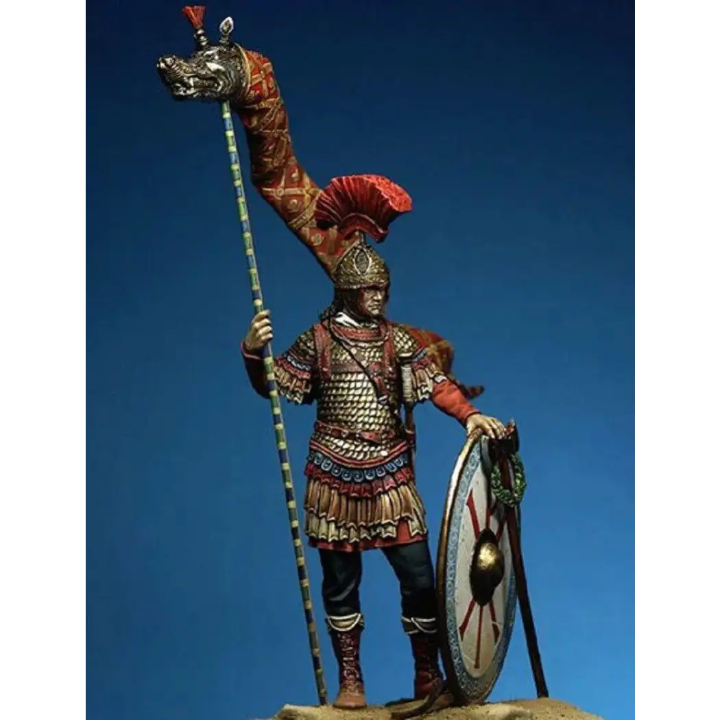 1/24 75mm Resin Model Kit Roman Soldier Officer (with base) Unpainted - Model-Fan-Store