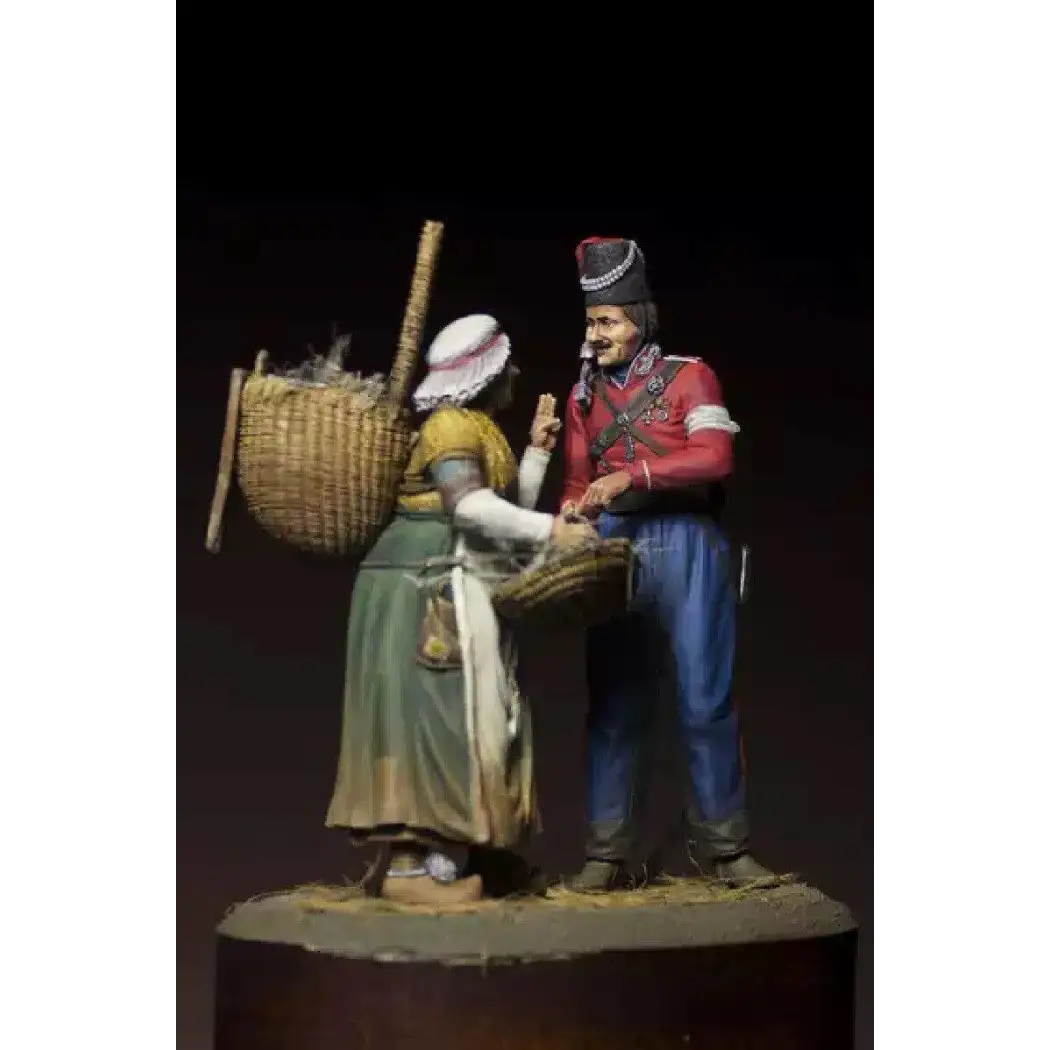 1/24 75mm Resin Model Kit Russian Cossacks in Paris Unpainted - Model-Fan-Store